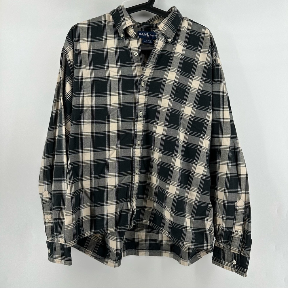 Ralph Lauren Blake Cotton Flannel Button Up